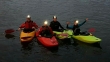 twlight canoeing